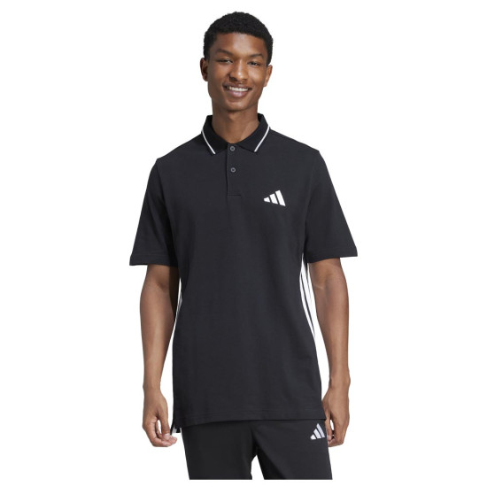 Adidas Ανδρική κοντομάνικη μπλούζα Essentials 3-S Pique Polo Shirt Adidas Ανδρική κοντομάνικη μπλούζα Essentials 3-S Pique Polo Shirt